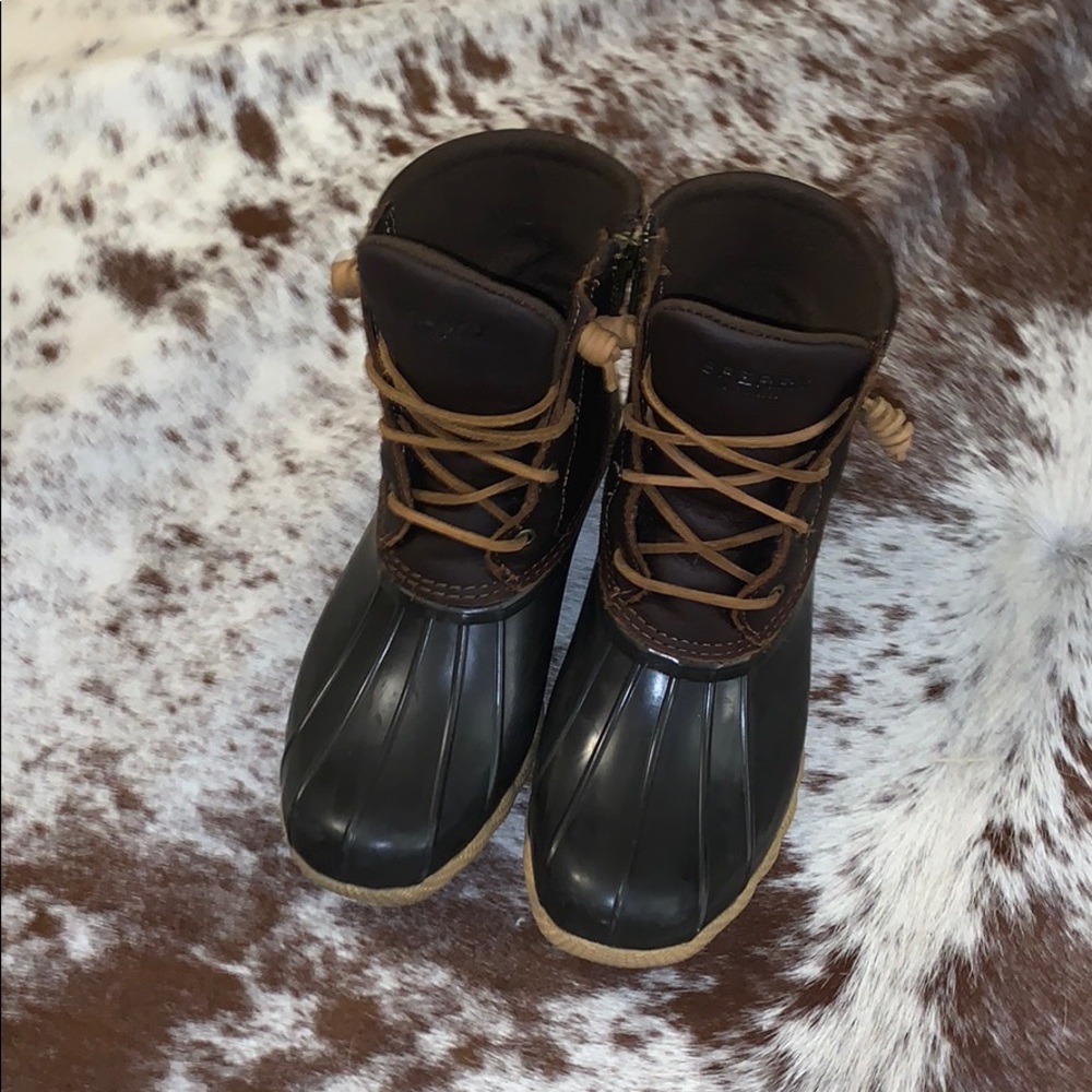Sperry Saltwater Leather Duck Boot